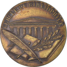 France, Médaille, cercle du Bibliophile, Arts & Culture, TTB+, Bronze
