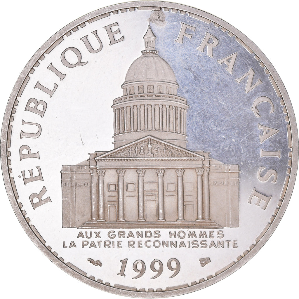 Coin, France, Panthéon, 100 Francs, 1999, Paris, Proof, MS(60-62), Silver