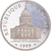 Coin, France, Panthéon, 100 Francs, 1999, Paris, Proof, MS(60-62), Silver