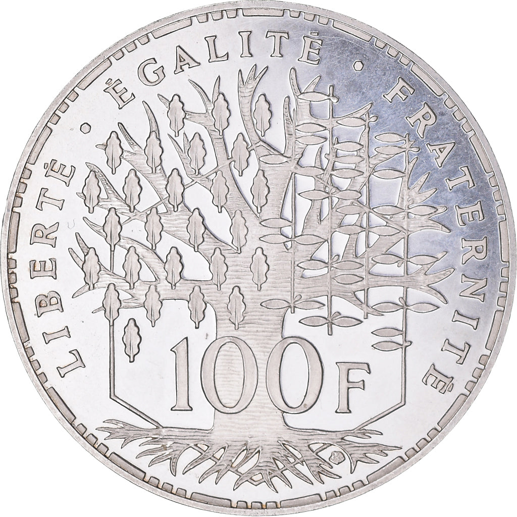 Coin, France, Panthéon, 100 Francs, 1999, Paris, Proof, MS(60-62), Silver