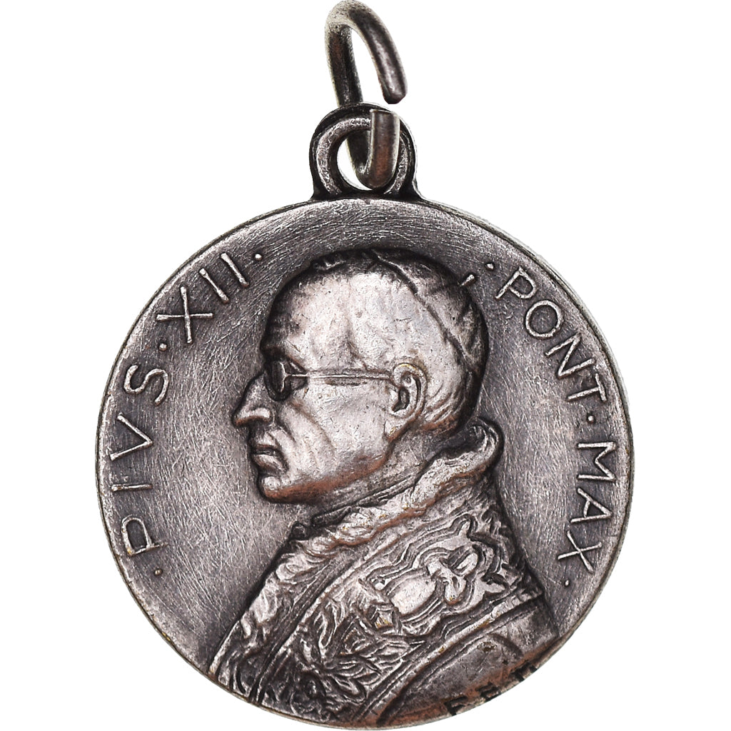 Vatican, Medal, Le Pape Pie XII, Religions & beliefs, MS(63), Silvered bronze
