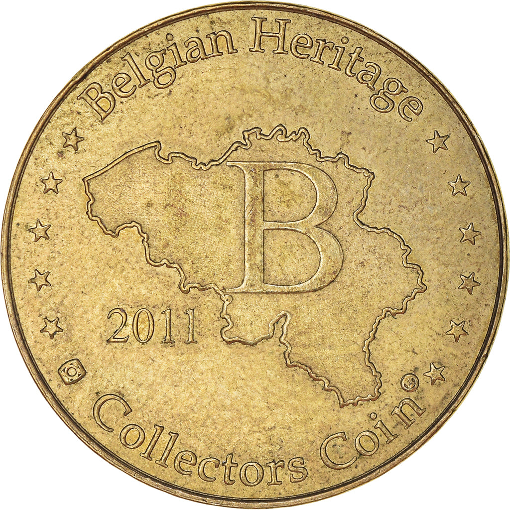 Belgique, Jeton, Jeton Touristique, Zoo d'Anvers, Singes, 2011, TTB