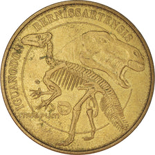 Belgium, Token, Touristic token, Museum, Iguanodon Bernissartensis, 2008