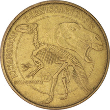 Belgium, Token, Touristic token, Museum, Iguanodon Bernissartensis, 2008, Arthus