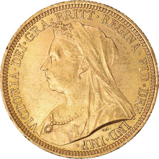 Coin, Australia, Victoria, Sovereign, 1897, Sydney, AU(55-58), Gold, KM:13
