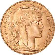 Coin, France, Marianne, 20 Francs, 1910, Paris, MS(64), Gold, KM:857
