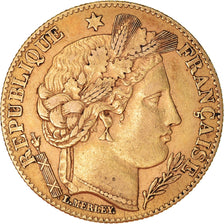 Moneta, Francja, Cérès, 10 Francs, 1899, Paris, AU(50-53), Złoto, KM:830, Le