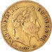 Moneta, Francia, Napoleon III, 10 Francs, 1864, Strasbourg, MB+, Oro, KM:800.2