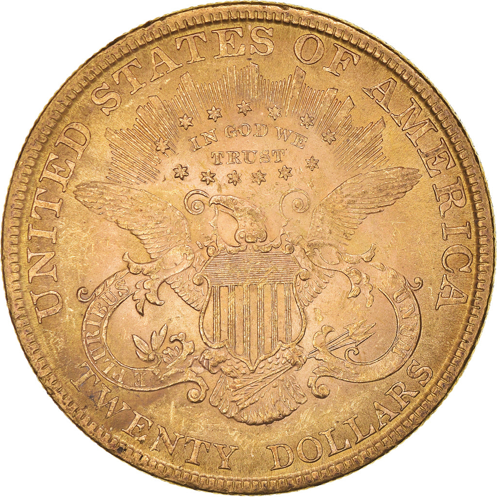Coin, United States, Liberty Head, $20, Double Eagle, 1896, U.S. Mint