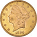 Coin, United States, Liberty Head, $20, Double Eagle, 1896, U.S. Mint