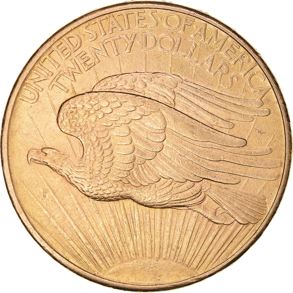 Moeda, Estados Unidos da América, Saint-Gaudens, $20, Double Eagle, 1908, U.S.