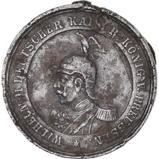 Niemcy, medal, Wilhelm II, Erinnerung Kaiser Parade, 1899, VG(8-10), Aluminium