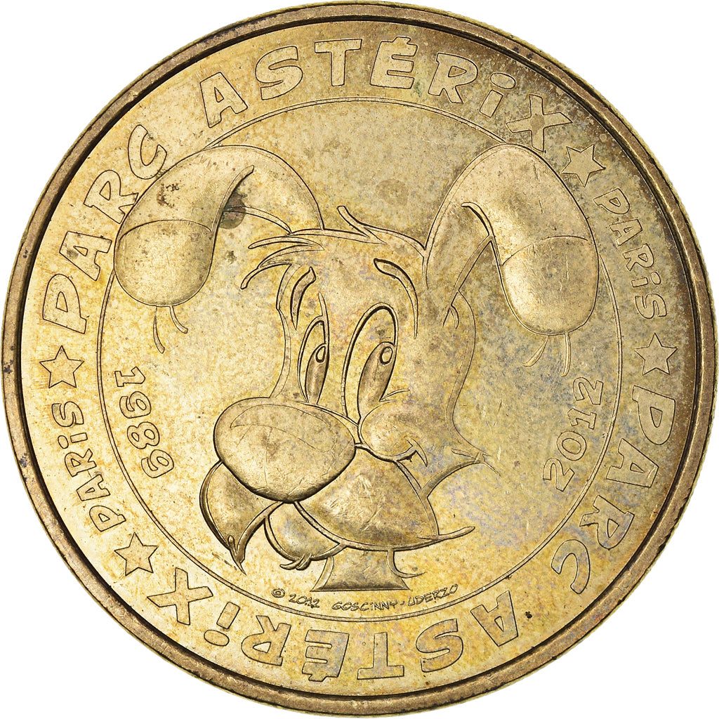 France, Token, Touristic token, Plailly - Parc Astérix n°3, 2012, MDP