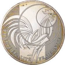 France, 10 Euro, Coq, 2016, AU(55-58), Silver, Gadoury:EU797