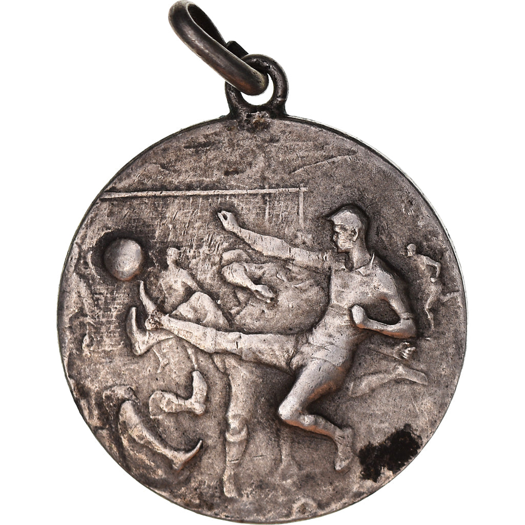 België, Medaille, Football, Tournois International, Menin, 1914, ZF+, Zilver
