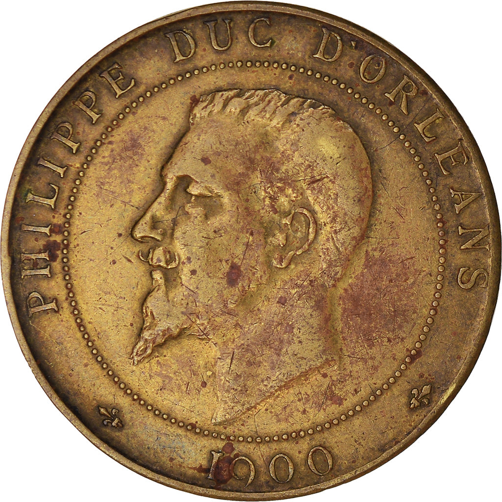 Francia, ficha, Philippe, Duc d'Orléans, History, 1900, MB+, Ottone