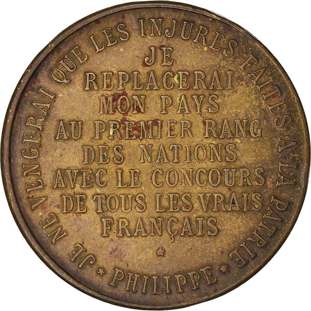 Francia, ficha, Philippe, Duc d'Orléans, History, 1900, MB+, Ottone