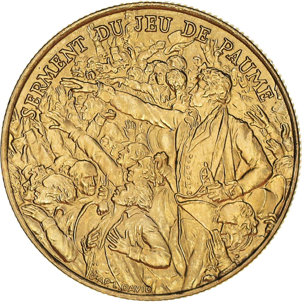 Francia, medaglia, Révolution Française, Serment du Jeu de Paume, History