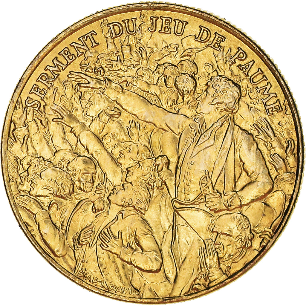 France, Medal, Révolution Française, Serment du Jeu de Paume, History, 1989