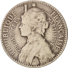 Martinique, Franc, 1922, MB+, Rame-nichel, KM:41, Lecompte:13