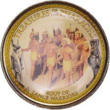 Coin, Egypt, Group of Lance Warriors, Pound, 2010/AH1431, Colorized, MS(65-70)
