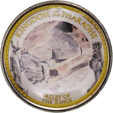 Coin, Egypt, Valley of the Kings, Pound, 2010/AH1431, Colorized, MS(65-70)