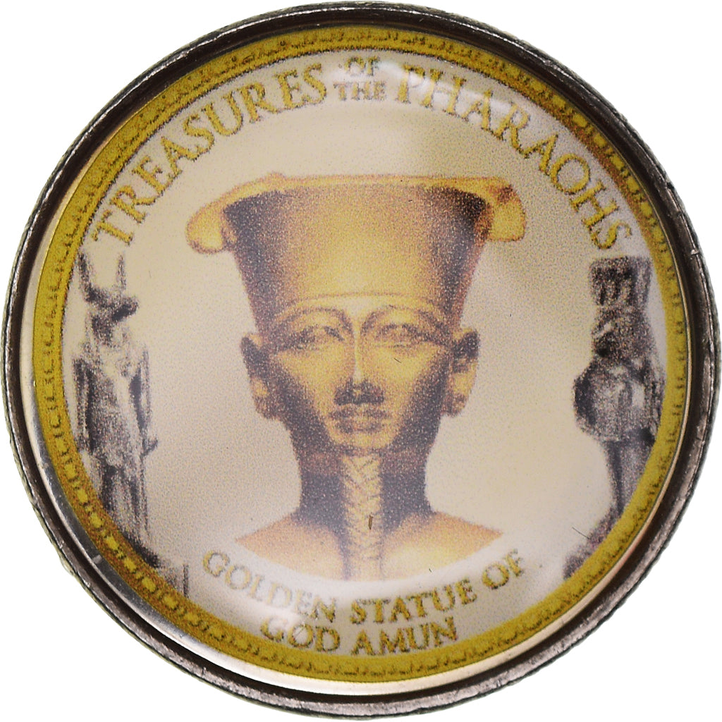 Monnaie, Égypte, Golden Statue of Gold Amun, Pound, 2010/AH1431, Colorized