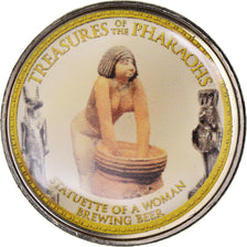 Moneta, Egitto, Statuette of a woman brewing beer, Pound, 2010/AH1431