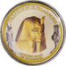 Coin, Egypt, Golden Mask of Psusennes, Pound, 2008/AH1429, Colorized, MS(65-70)