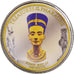 Coin, Egypt, Iconic bust of Nefertiti, Pound, 2008/AH1429, Colorized, MS(65-70)