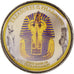 Coin, Egypt, Gold mask of Tutankhamun, Pound, 2008/AH1429, Colorized, MS(65-70)