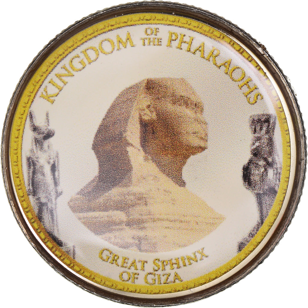 Coin, Egypt, Great Sphinx of Giza, Pound, 2008/AH1429, Colorized, MS(65-70)