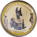 Coin, Egypt, Lifesize Anubis Sculpture, Pound, 2008/AH1429, Colorized