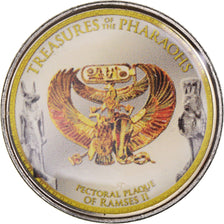 Moneta, Egitto, Pectoral plaque of Ramses II, Pound, 2008/AH1429, Colorized