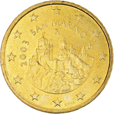 Saint Marin , 50 Euro Cent, 2003, Rome, SPL, Laiton, KM:445