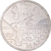 France, 10 Euro, Mayotte, Euros des régions, 2011, MS(63), Silver