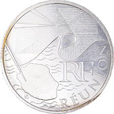 France, 10 Euro, Euros des régions, 2010, Réunion, MS(64), Silver