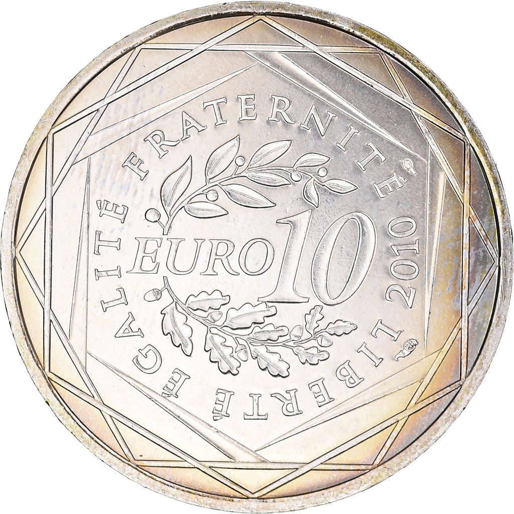 Francia, 10 Euro, Ile de France, Euros des régions, 2011, Paris, SPL+, Argento