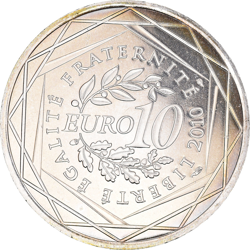 Francia, 10 Euro, Limousin, Euros des régions, 2010, SPL+, Argento