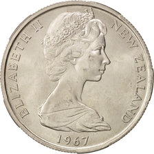 New Zealand, Elizabeth II, 50 Cents, 1967, AU(55-58), Copper-nickel, KM:37.1