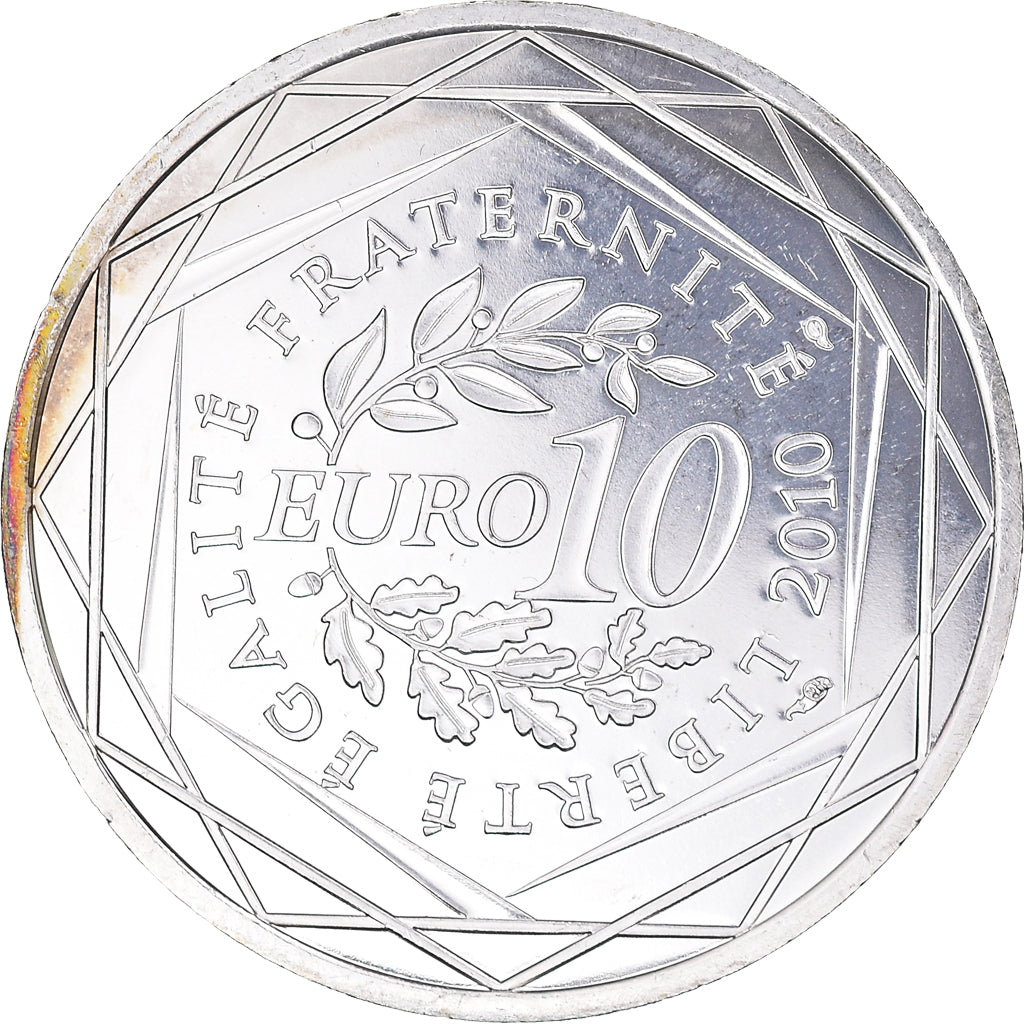 France, 10 Euro, Lorraine, Euros des régions, 2010, SPL+, Argent
