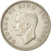 Coin, New Zealand, George VI, Florin, 1937, EF(40-45), Silver, KM:10.1