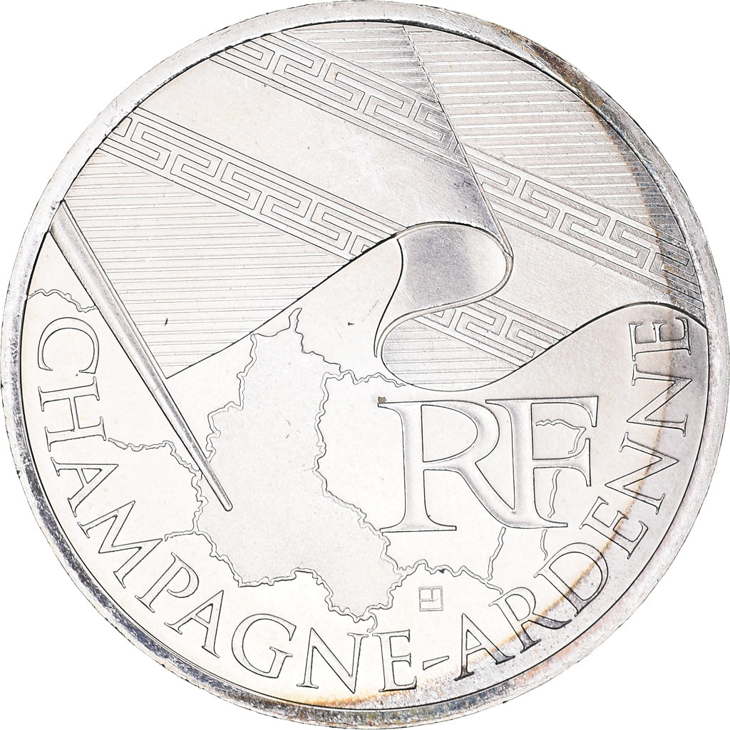 Frankrijk, 10 Euro, Euros des régions, 2010, Paris, Champagne-Ardenne, UNC-