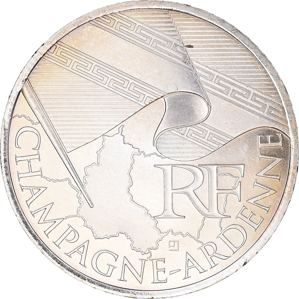 Frankrijk, 10 Euro, Euros des régions, 2010, Paris, Champagne-Ardenne, UNC