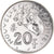Moneta, Nuova Caledonia, 20 Francs, 2001, Paris, FDC, Nichel, KM:12