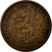 Moneda, Países Bajos, Wilhelmina I, 1/2 Cent, 1911, MBC+, Bronce, KM:138
