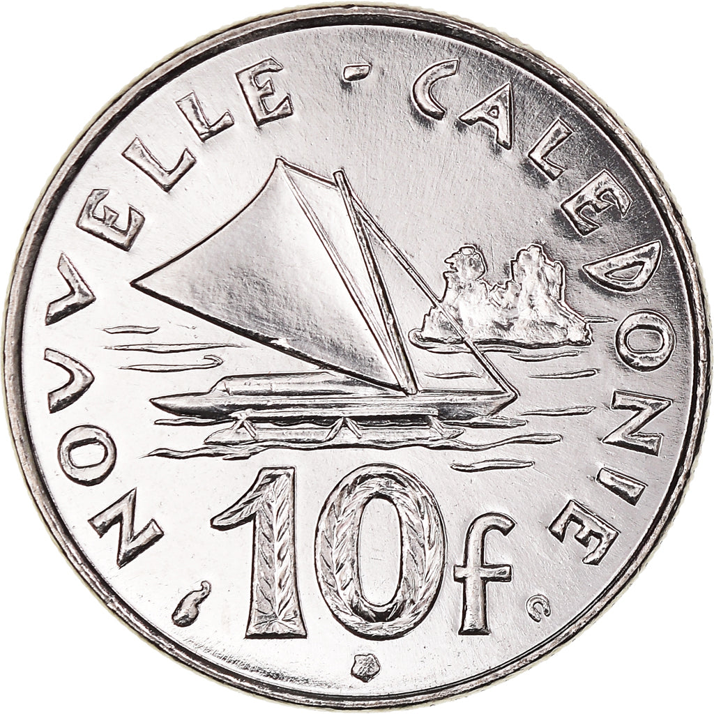 Coin, New Caledonia, 10 Francs, 2001, Paris, MS(65-70), Nickel, KM:11