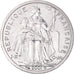 Coin, New Caledonia, Franc, 2001, Paris, MS(65-70), Aluminum, KM:10