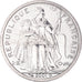 Coin, New Caledonia, Franc, 2001, Paris, MS(65-70), Aluminum, KM:10