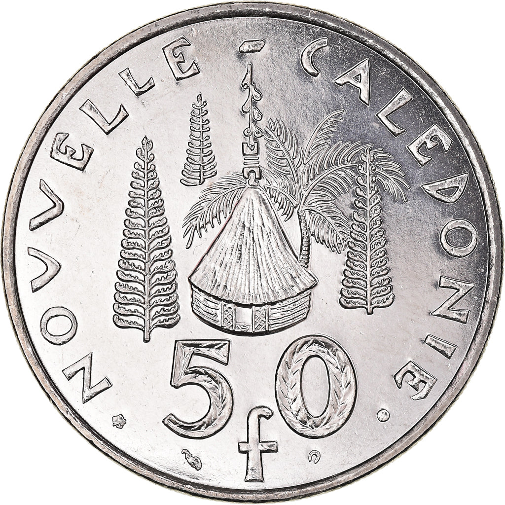Coin, New Caledonia, 50 Francs, 2001, Paris, MS(65-70), Nickel, KM:13